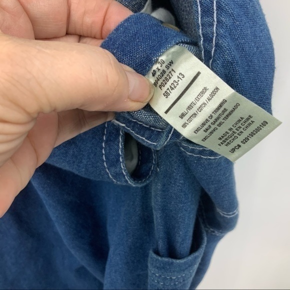 Big Smith dark wash Carpenter overalls - Picture 11 of 12